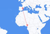 Flyreiser fra Douala, til Alicante
