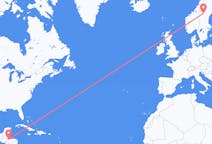 Flyreiser fra San Pedro Sula, Honduras til Östersund, Sverige