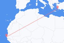 Flights from from Dakar to Kos
