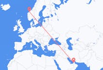 เที่ยวบินจาก ดูไบ สหรัฐอาหรับเอมิเรตส์ ไปยัง Molde สหรัฐอาหรับเอมิเรตส์