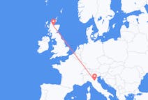 Flyrejser fra Inverness, Skotland til Bologna, Italien