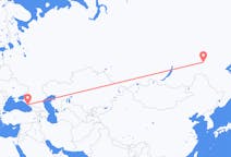 Fly fra Neryungri til Sochi