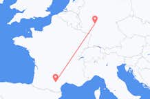 Flyreiser fra Castres, Frankrike til Frankfurt, Tyskland