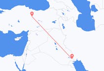 Flights from Basra, Iraq to Sivas, Turkey
