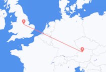 Flights from Nottingham, England to Linz, Austria