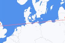 Flyrejser fra Doncaster, England til Kaunas, Litauen