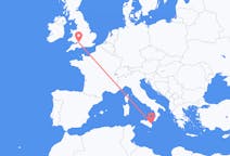 Flyrejser fra Bristol, England til Catania, Italien