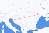 Flights from Chișinău to Pula