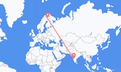 Flüge von Hubli-Dharwad, Indien zu Kolari, Finnland