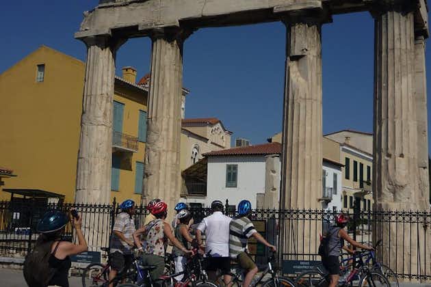 Visite panoramique en vélo électrique d'Athènes en petit groupe
