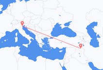 Flights from Erbil to Venice