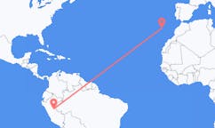 Flyrejser fra Pucallpa, Peru til Porto Santo, Portugal