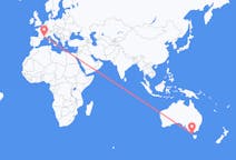 出发地 澳大利亚出发地 金岛目的地 法国蒙彼利埃的航班