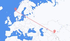 Flights from Andijan, Uzbekistan to Kristiansund, Norway