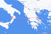 그리스 스키아토스에서 출발해 이탈리아 라메지아 테르메에게(으)로 가는 항공편