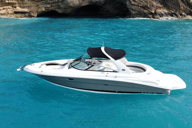 Private Boat Rental Sea Ray 295 for 10 People 8 Hours Ibiza-Formentera