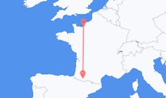 出发地 法国多维尔目的地 法国卢尔德的航班