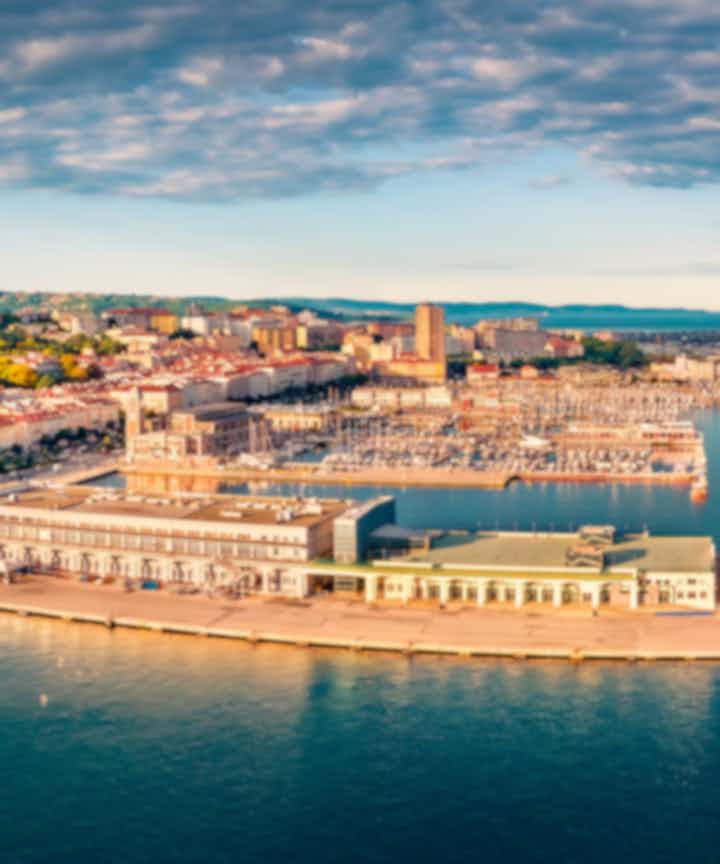 Flights from Bastia, France to Trieste, Italy