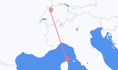 Flyreiser fra Bastia, Frankrike til Bern, Sveits