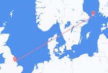 Flyreiser fra Kirmington, til Mariehamn