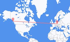 Flyreiser fra Ketchikan, USA til Praha, Tsjekkia