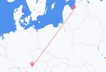 Flyreiser fra Salzburg, Østerrike til Riga, Latvia
