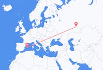 Flyg från Ufa, Ryssland till Palma de Mallorca, Spanien