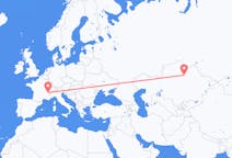 Loty z Nur-Sułtan, Kazachstan do Chambery’ego, Francja