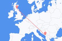 Flyg från Edinburgh till Podgorica