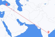Flights from Vijayawada, India to Giresun, Turkey