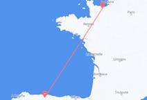 Vols de Caen, France vers Santiago du Mont, Espagne