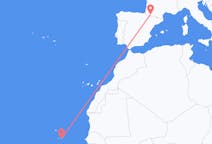Flyg från Praia, Kap Verde till Lourdes (kommun i Brasilien, São Paulo, lat -20,94, long -50,24), Frankrike