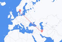Flyrejser fra Isfahan, Iran til Göteborg, Sverige