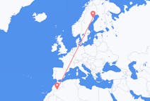 Flyg från Zagora, Marocko till Skelleftea, Sverige