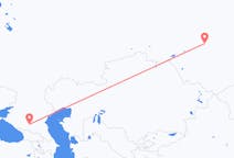 Vols depuis la ville de Tomsk vers la ville de Mineralnye Vody