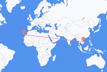 Flyrejser fra Pleiku, Vietnam til Tenerife, Spanien