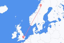 Flights from London, the United Kingdom to Hemavan, Sweden