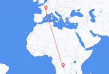 Flyreiser fra Dundo, Angola til Clermont-Ferrand, Frankrike