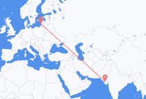 Flyrejser fra Kandla, Indien til Palanga, Litauen