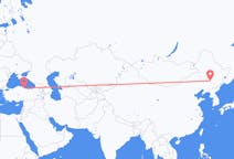 Flyg från Changchun, Kina till Samsun, Turkiet