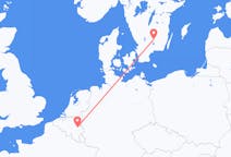 Flights from Växjö, Sweden to Liège, Belgium