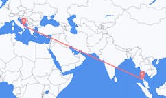 Flights from Trang to Bari