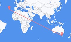 Voli da Devonport, Australia to Ponta Delgada, Portogallo