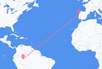 Flyreiser fra Leticia, Amazonas, Colombia til Porto, Portugal