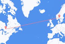 Flyreiser fra Timmins, Canada til Oslo, Norge
