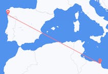 Flyg från Misurata, Libyen till Vigo, Spanien