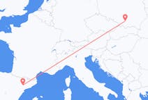 Flights from Lleida, Spain to Kraków, Poland