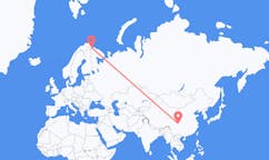 Flights from Mianyang to Kirkenes