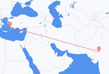 Flyreiser fra Jodhpur, India til Bodrum, Tyrkia