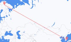 出发地 韩国蔚山广域市目的地 芬兰伊瓦洛的航班